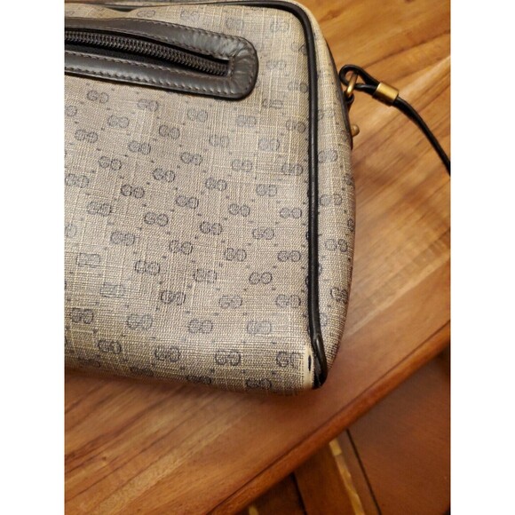 Vintage Gucci Ophidia Web GG Supreme Navy Canvas Crossbody Bag - Picture 15 of 16